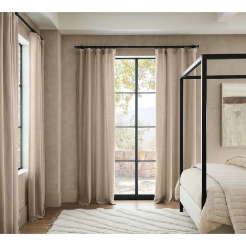 Belgian Flax Linen Curtain - BLUE CHAMBRAY