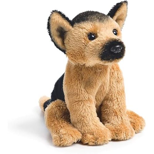 DEMDACO German Shepherd Puppy Children's Plush Beanbag Stuffed Animal Toy , 5.5 Inch (Pack of 1)