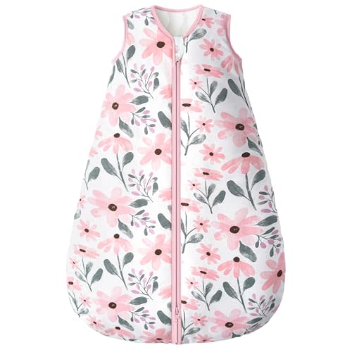 Yoofoss Baby Sleep Sack 0-6 Months, TOG 2.5 Baby Wearable Blanket with 2-Way Zipper, 100% Cotton Fabric Winter Newborn Sleeping Sack, Warm Soft Comfy(Small)