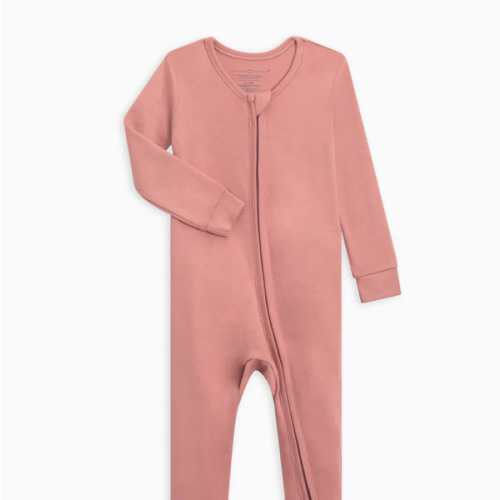 Peyton Zipper Sleeper- Rose