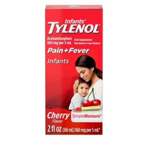 Infants' Tylenol Pain Reliever and Fever Reducer Liquid Drops - Acetaminophen, Size: 2fl oz
