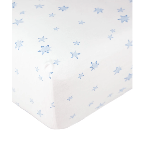 Crib Sheet, Blue Stars