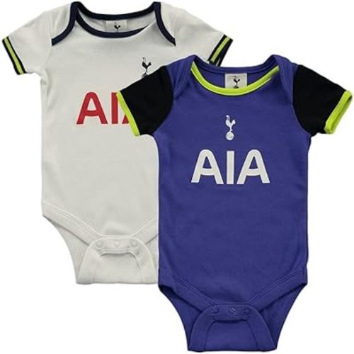 Spurs Two Pack Body Suit Home and Away, Blue, 9-12 Months