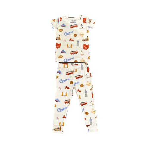 Cleveland Short Sleeve Loungewear Set