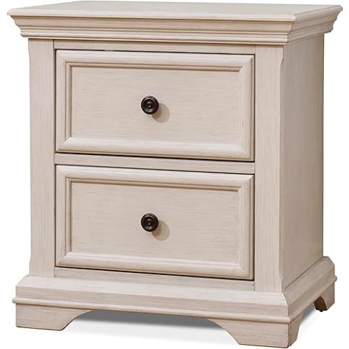 Sorelle Portofino Baby Dresser – Brushed Ivory Storage for Nursery, Kids Bedroom, Nightstand with Drawers for Child’s Room-Brushed Ivory