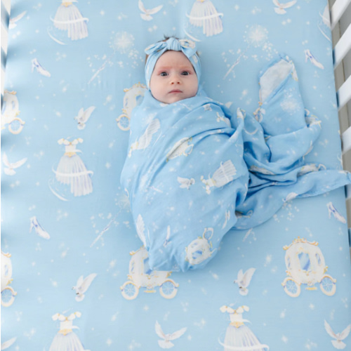 Cinderella Bamboo Crib Sheet