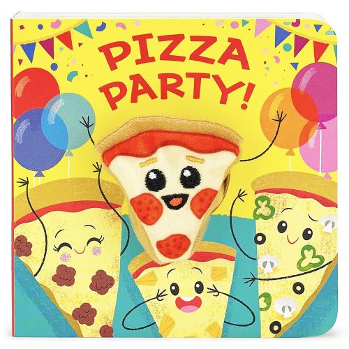 Pizza Party! Finger Puppet Board Book for Little Pizza Lovers, Ages 1-4 (Children's Interactive Finger Puppet Board Book)