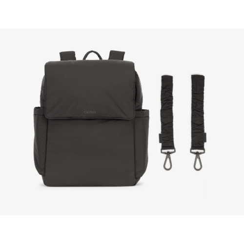 Diaper Backpack with Stroller Straps - Black