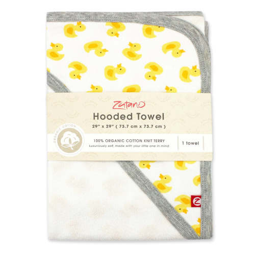 Ducks Organic Cotton Knit Terry Hooded Towel – Zutano