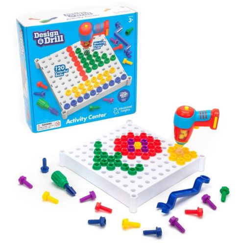 Educational Insights Design & Drill Activity Center, 146 Pieces, Ages 3+