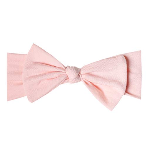 Copper Pearl Baby Bows: Stylish Headbands for Baby Girls, Premium Soft and Stretchy Baby Headbands, Perfect for Newborns, Trendy Designs - Blush