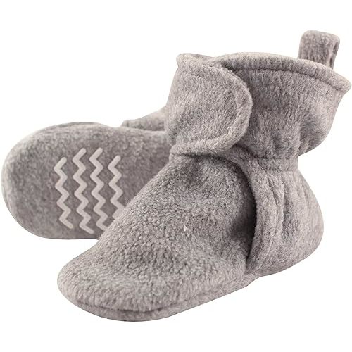 Hudson Baby Unisex-Child Cozy Fleece Booties Winter Accessory Set
