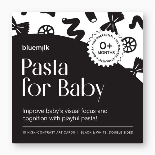 Pasta for Baby High-Contrast Art Cards – Chunky Deli