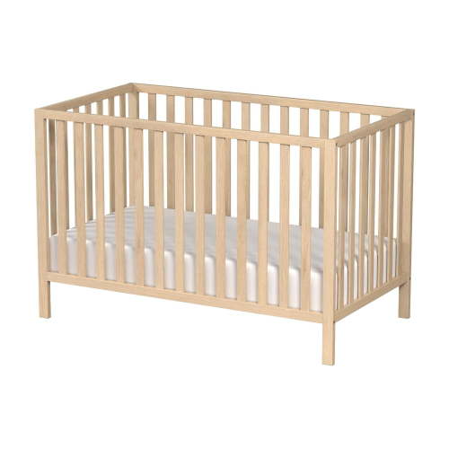 Baby Relax Ivey 3-in-1 Convertible Crib, Nursery Furniture, Natural