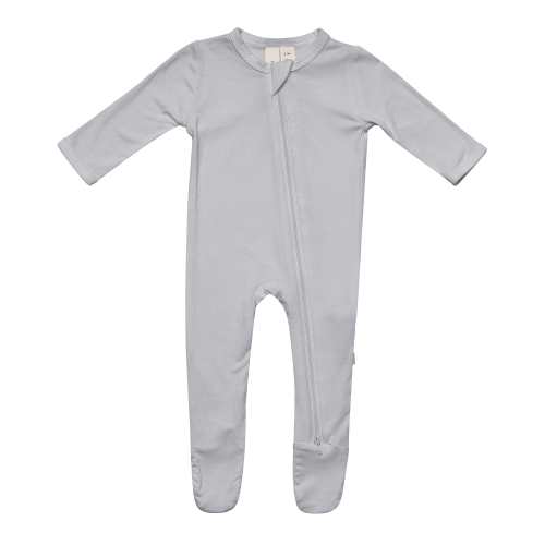 Zippered Footie in Storm 0-3 months