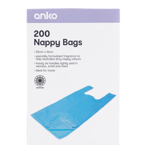 200 Pack Nappy Bags