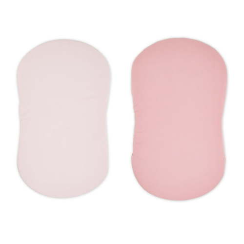 Parent's Choice 100% Microfiber Bassinet Sheets for Baby Girls, Pink, 2-Pack