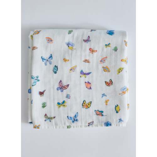 Madame Butterfly Shawl Blanket