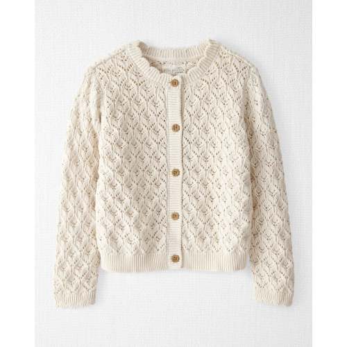 Toddler Organic Cotton Pointelle Sweater - Little Planet | Carter's
