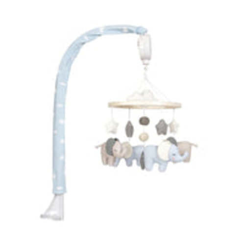 Living Textiles Musical Mobile Set Elephant Playtime
