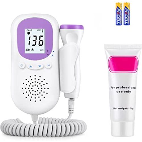 Bags for Baby Doppler Pregnancy Accessories,Home Baby Heartbeat Monitor Pregnancy Doppler Fetal Monitor with A23
