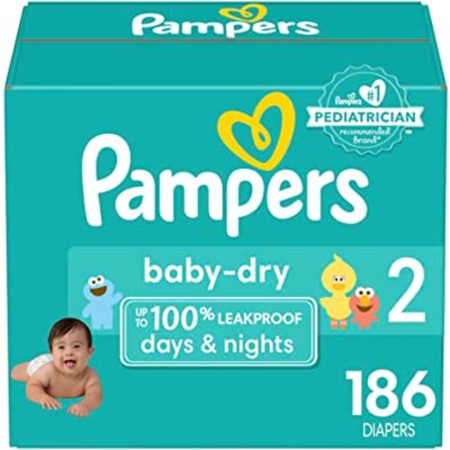 Pampers Baby Dry Diapers Size 2 186 Count