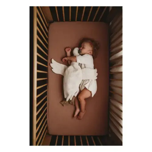 Plush Goose Natural Hot Water Bottle - White | Large