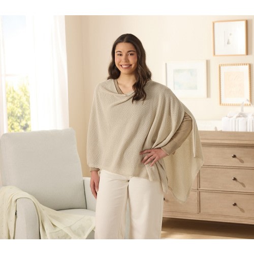 Knit Nursing Shawl