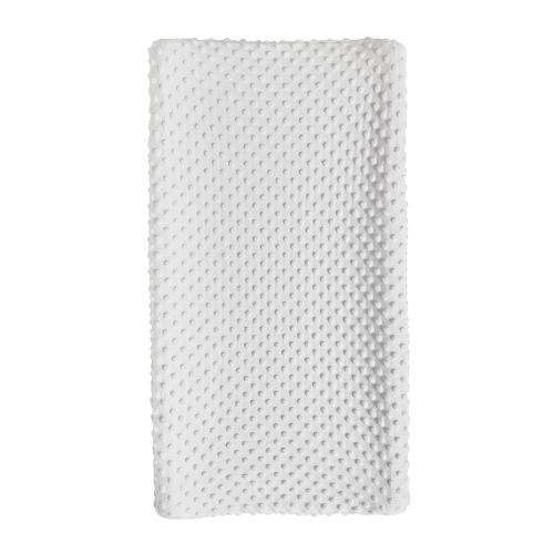 Changing Pad Cover Super Soft Dots Skin-Friendly Breathable Wipeable Changing Table Sheets for Baby Boy and Baby Girl (Bright White)