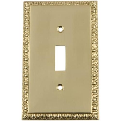 Nostalgic Warehouse Egg & Dart Deco Electrical Outlet Switch Plate Cover