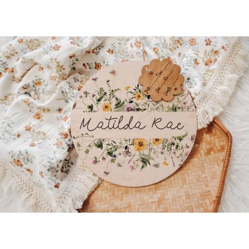 Hospital Door Hanger Girl, Hospital Name Sign, Door Hanger, Butterfly Baby Doorhanger, Nursery Name Sign, Newborn Birth Stats, Shower Gift