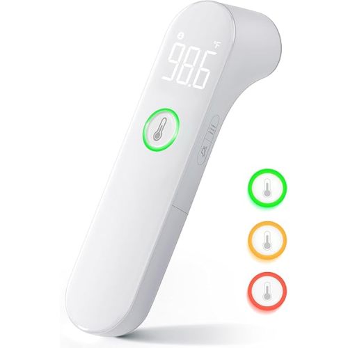 Baby Thermometer for Adults and Kids, FSA HSA Eligible, Fast Accurate Forehead Thermometer, Fever Alarm & Mute Mode, Baby Essentials -Home Medical & Nurse Accessories