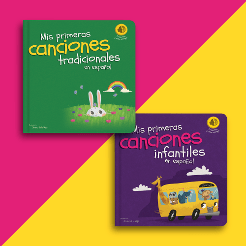Set of 2 Spanish Books that Sing