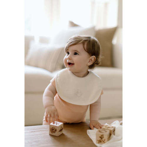 Terry Bib Cream - Bloomere | Maisonette