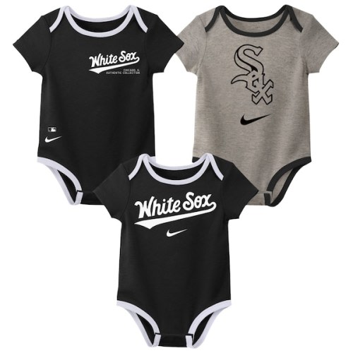 Newborn & Infant Chicago White Sox Nike Three-Pack Bodysuit Set