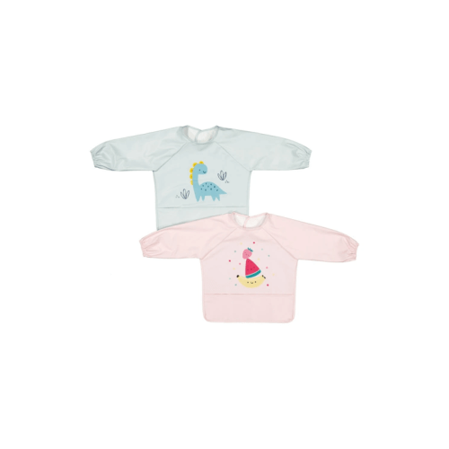 Sleeved Smock Bib - Assorted - Assorted - One Size