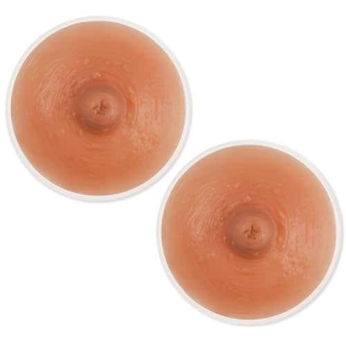 IVITA Realistic Adhesive Silicone Nipples Reusable Attachable Self Adhesive Silicone Nipple for Breast Forms