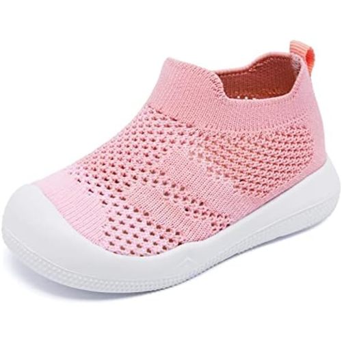 Eashi Baby Boy Girl Non-Skid Indoor Infant Walking Shoes Breathable Warm Elastic Sock Shoes with Memory Sole Protect Toes Outdoor Sneakers