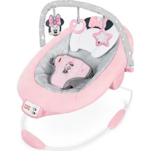 Disney Baby Minnie Mouse Rosy Skies Pink Baby Bouncer Infant Seat
