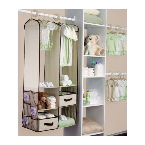 Delta Children 24-Piece Nursery Storage Set, Beige