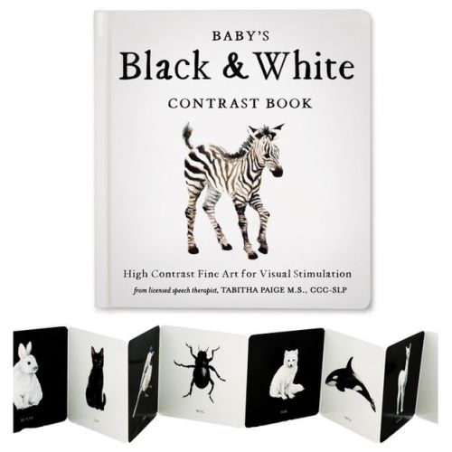 Baby's Black and White Contrast Book - (Tabitha Paige Children's Book) by Tabitha Paige (Board Book)