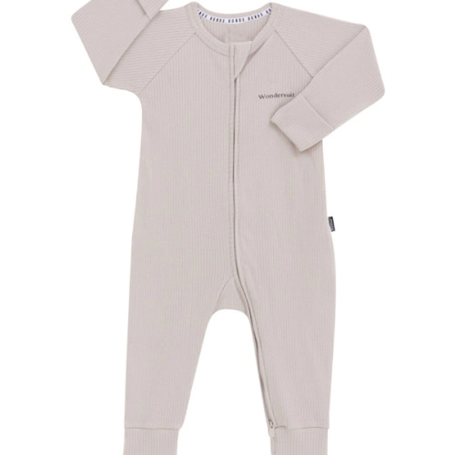 Bonds Wide Needle Rib Zippy | Baby Baby Coverall | BWJ9A