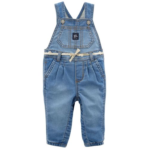 Baby Knit-Like Denim Overalls