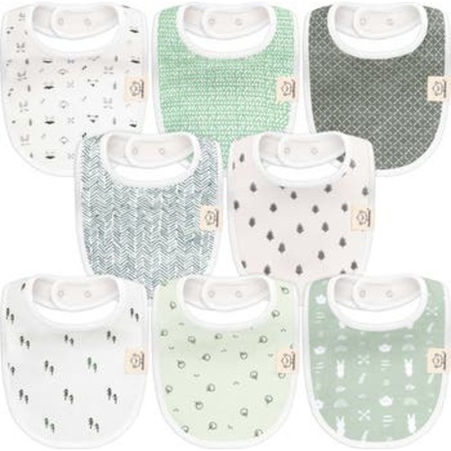8-Pack Baby Drool Bibs