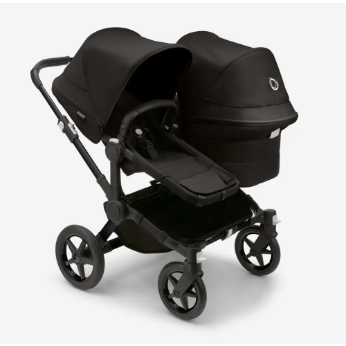 Bugaboo Donkey 5 Duo bassinet and seat stroller - midnight black fabrics