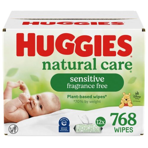 Huggies Natural Care Sensitive Unscented Baby Wipes - 768ct
