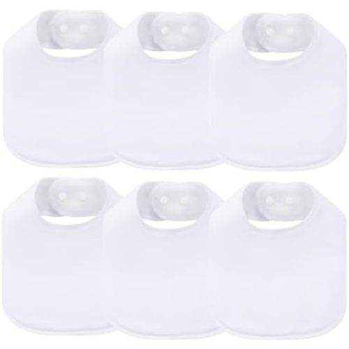 8 Pack Baby Bibs Unisex Adjustable with Snaps Ultra Soft Absorbent Drooling Teething for Boys and Girls