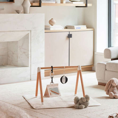 Lalo Oatmeal Wooden Baby Play Gym