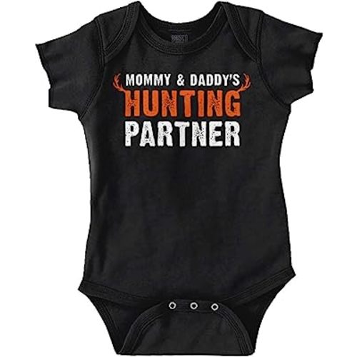 Brisco Brands Mommy and Daddy's Hunting Partner Baby Romper Boys or Girls