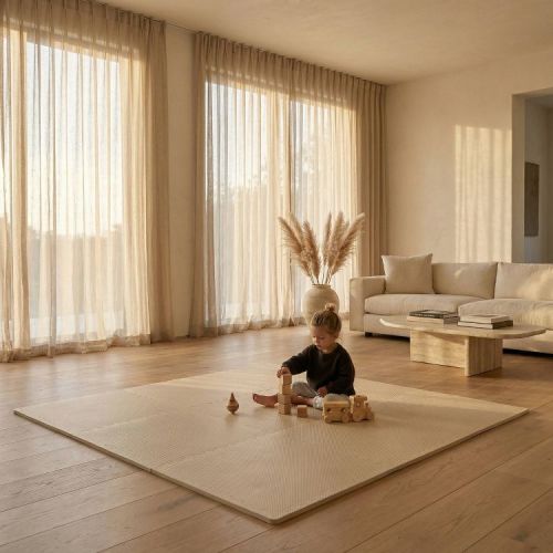 Toddlekind Classic Baby Playmat - 9pc Clay